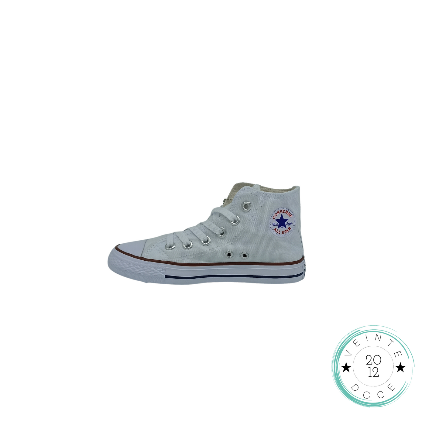 🔥BOTA CHUCK TAYLOR ALLSTAR JUNIOR BLANCO