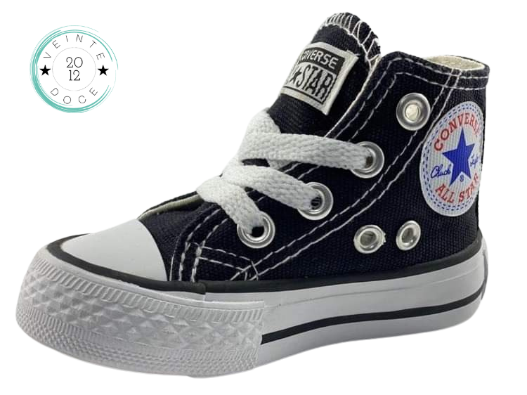 🔥BOTA CHUCK TAYLOR ALLSTAR JUNIOR NEGRO