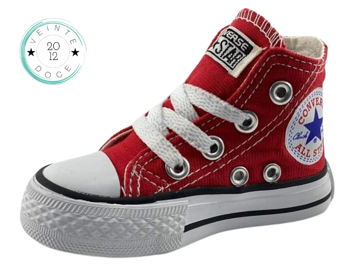 🔥BOTA CHUCK TAYLOR ALLSTAR JUNIOR ROJO