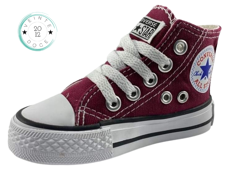 🔥BOTA CHUCK TAYLOR ALLSTAR JUNIOR VINOTINTO