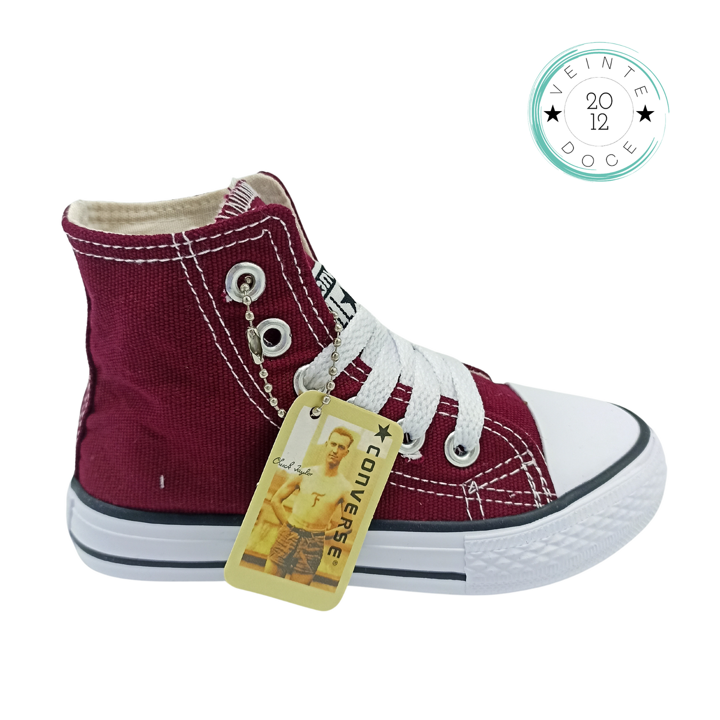 🔥BOTA CHUCK TAYLOR ALLSTAR JUNIOR VINOTINTO