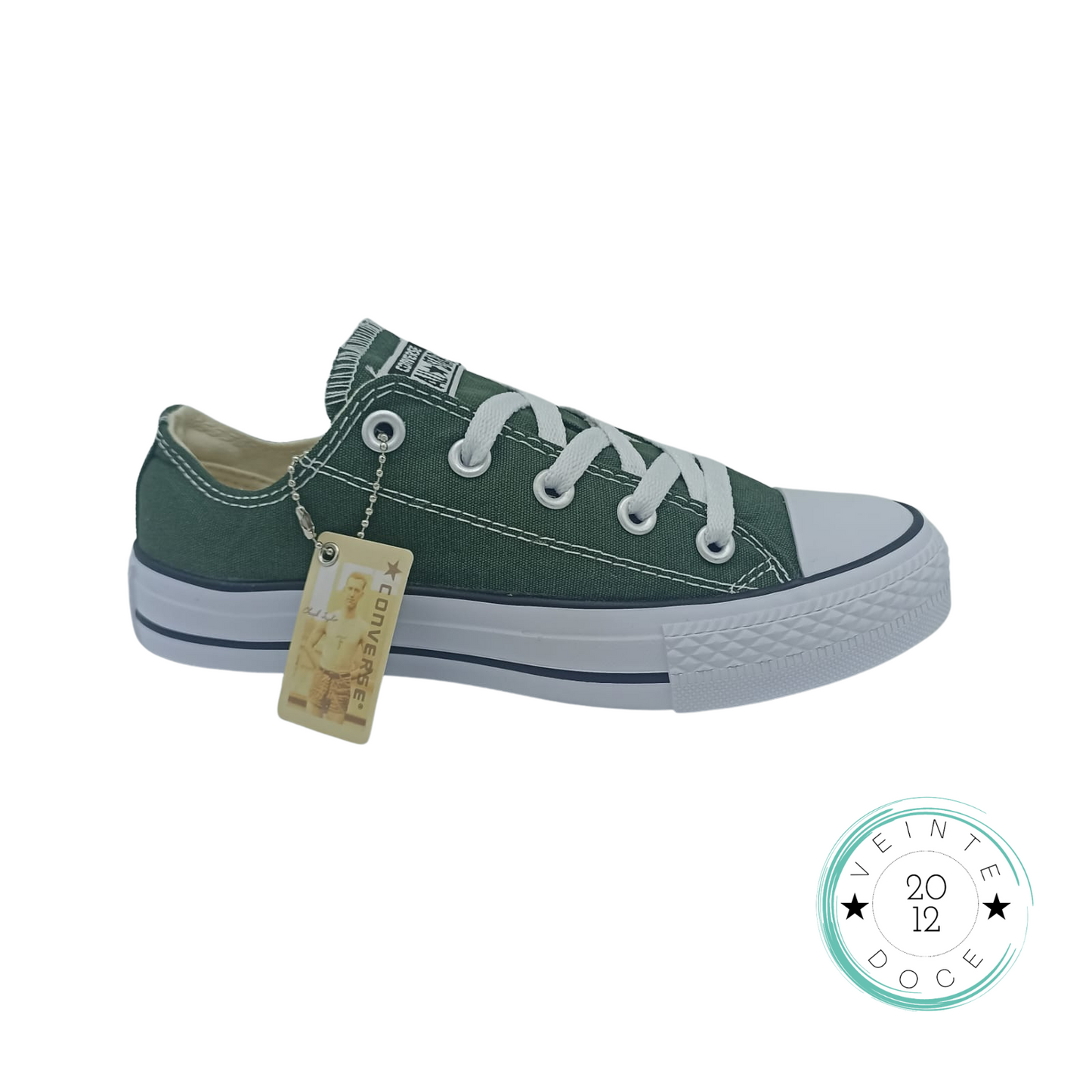 🔥ZAPATO CHUCK TAYLOR ALLSTAR ADULTO VERDE MILITAR