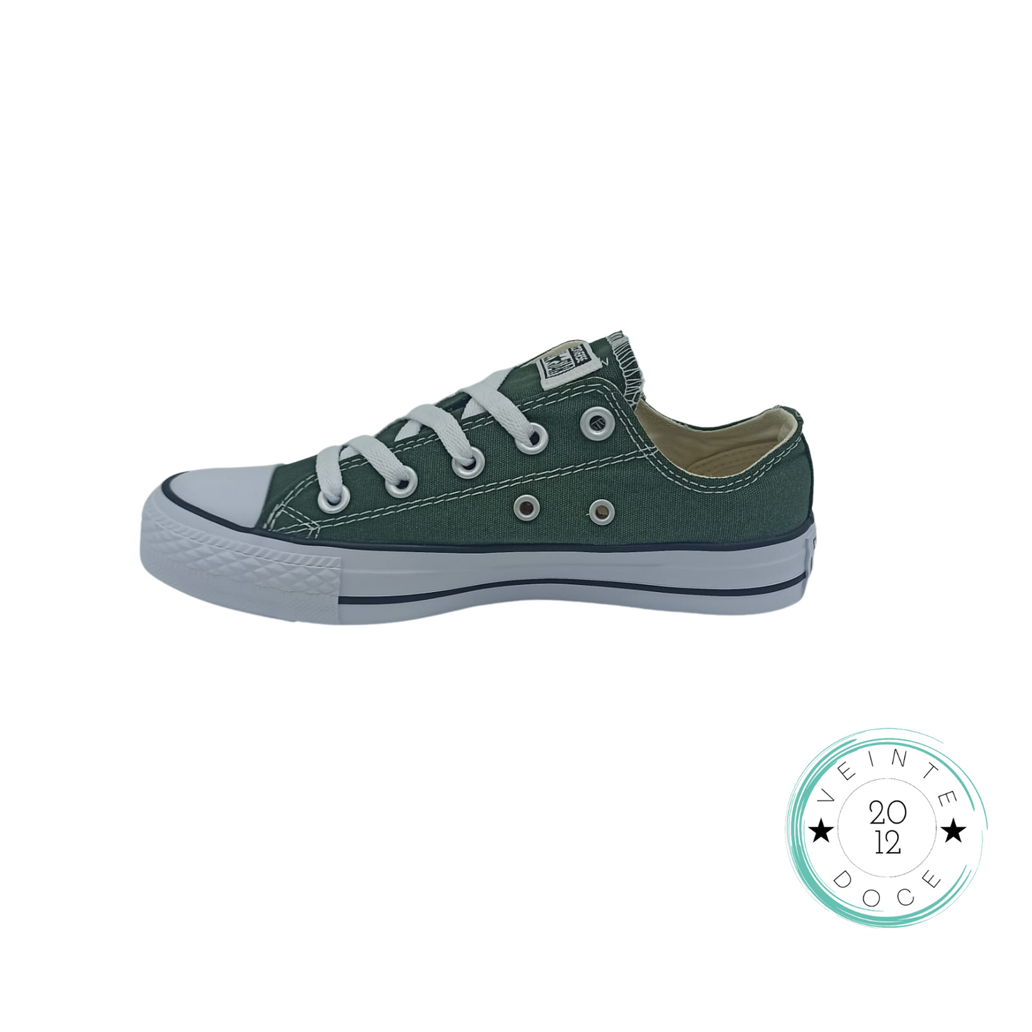 🔥ZAPATO CHUCK TAYLOR ALLSTAR ADULTO VERDE MILITAR