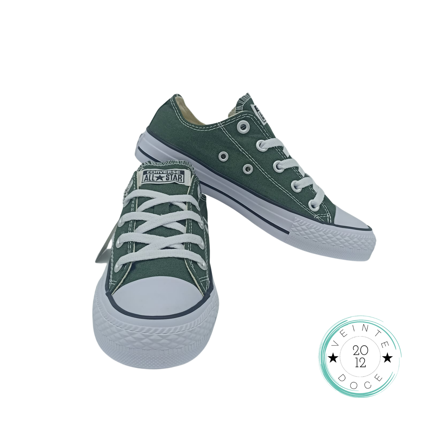 🔥ZAPATO CHUCK TAYLOR ALLSTAR ADULTO VERDE MILITAR