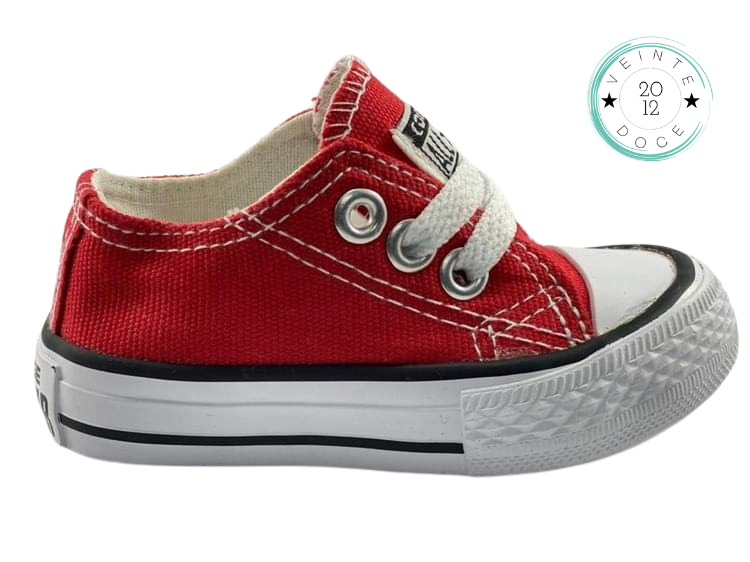 🔥ZAPATO CHUCK TAYLOR ALLSTAR JUNIOR ROJO