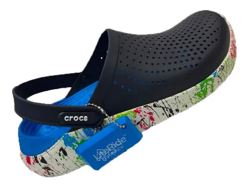 🔥Crocs LiteRide - Azul Suela Diseño - Hombre
