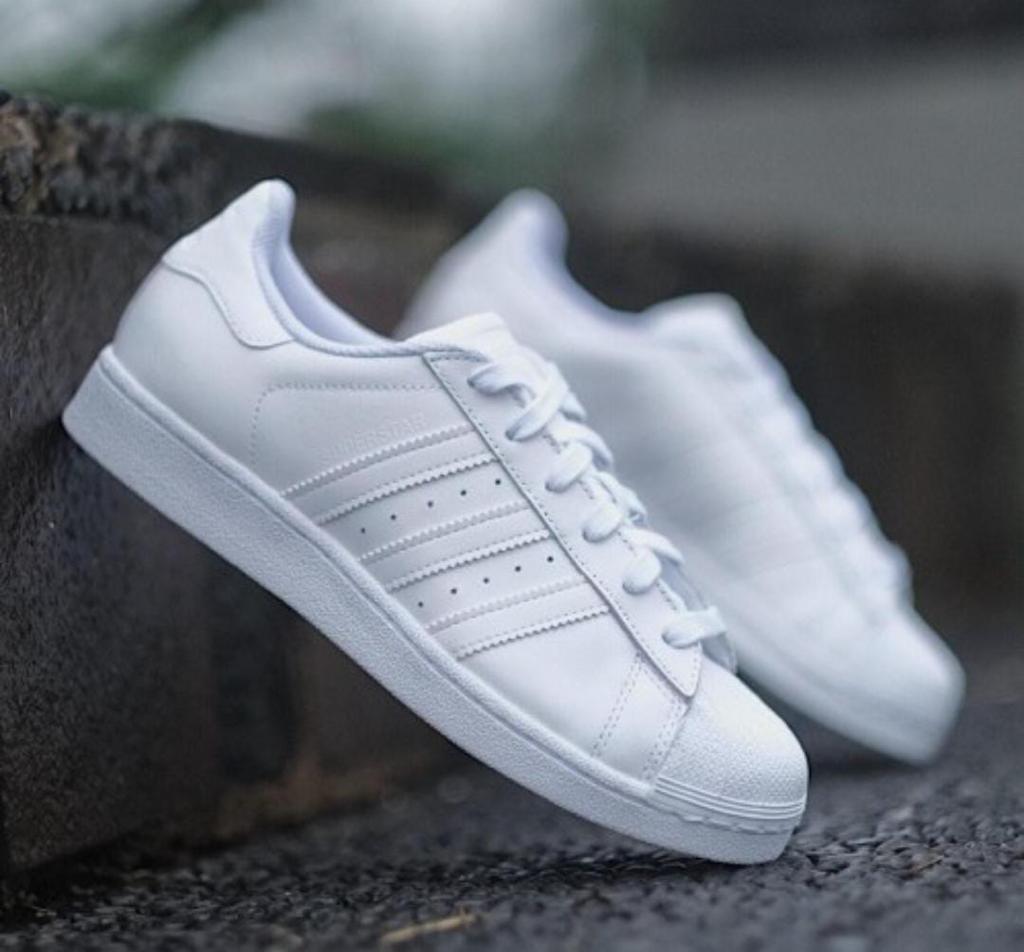 🔥SUPER STAR FOUNDATION - ADIDAS- 100% BLANCOS - UNISEX