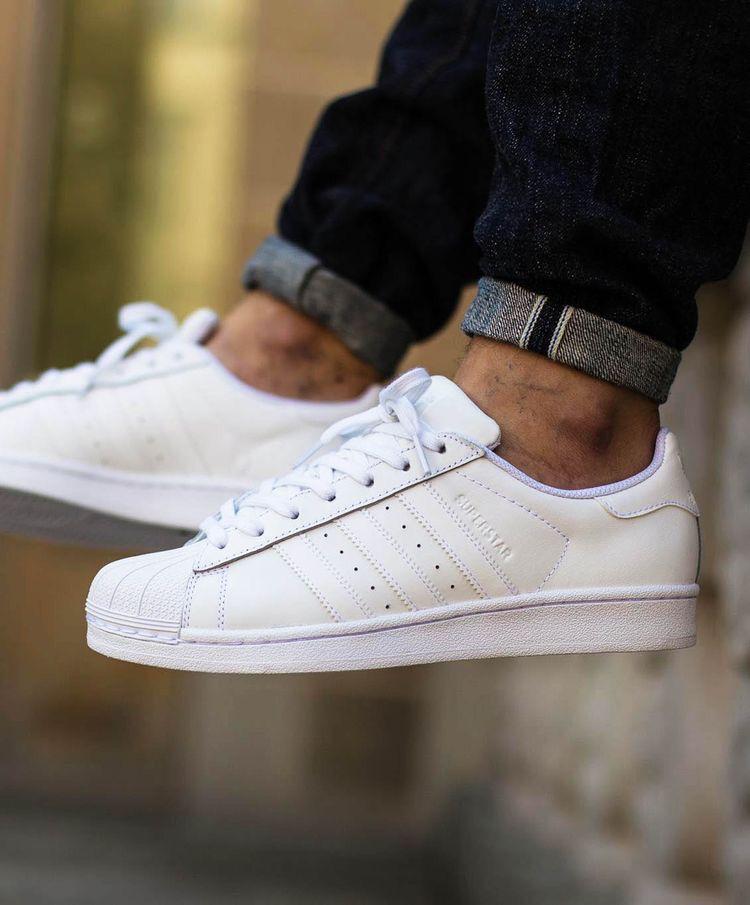 🔥SUPER STAR FOUNDATION - ADIDAS- 100% BLANCOS - UNISEX