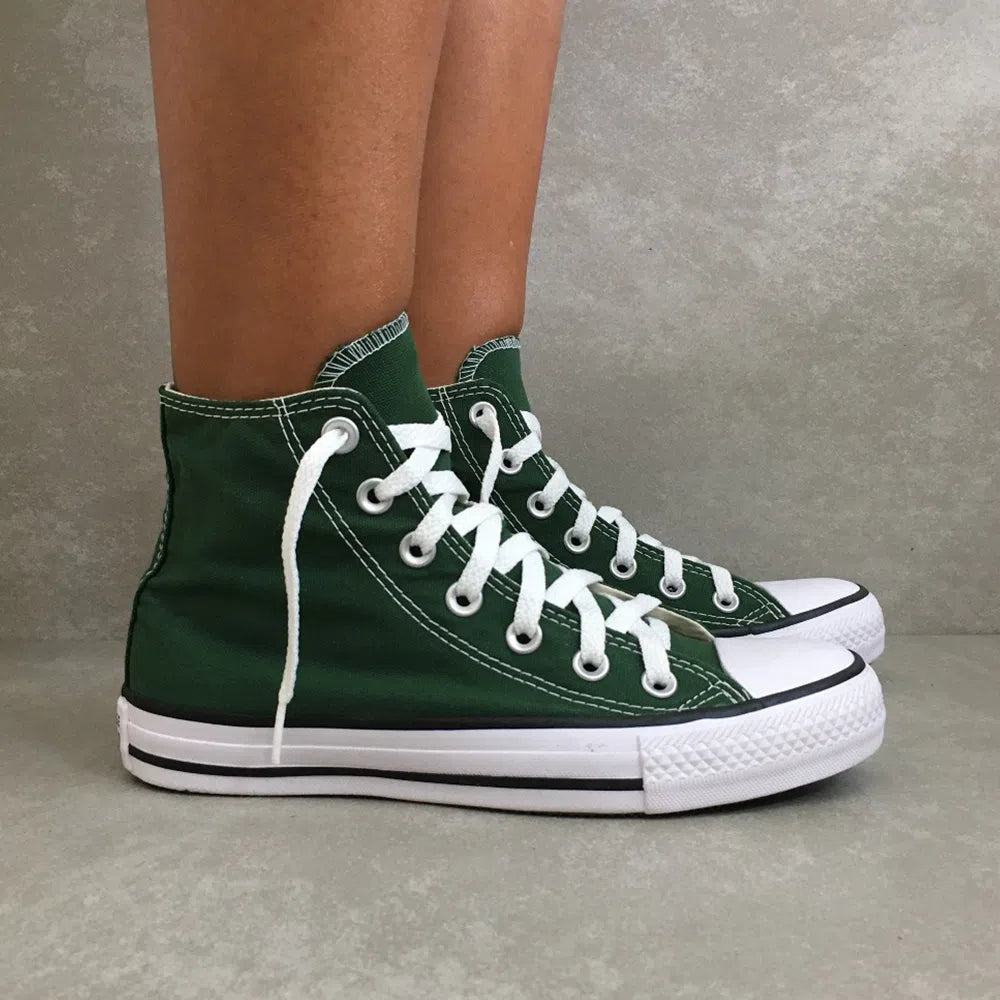 Converse verdes de bota best sale