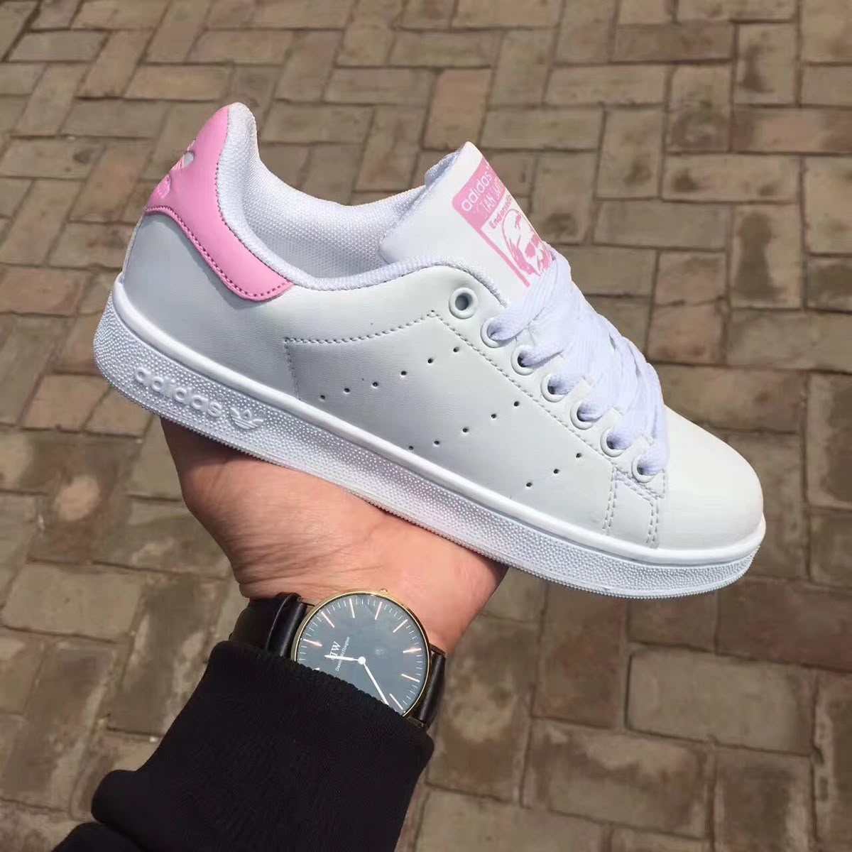 🔥STAN SMITH BY ORIGINALS - TALON ROSA - MUJER