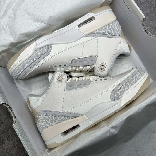 🔥NIKE JORDAN RETRO 3 - BLANCO - HOMBRE