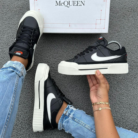 🔥NIKE BLAZER - LOW BLACK - MUJER