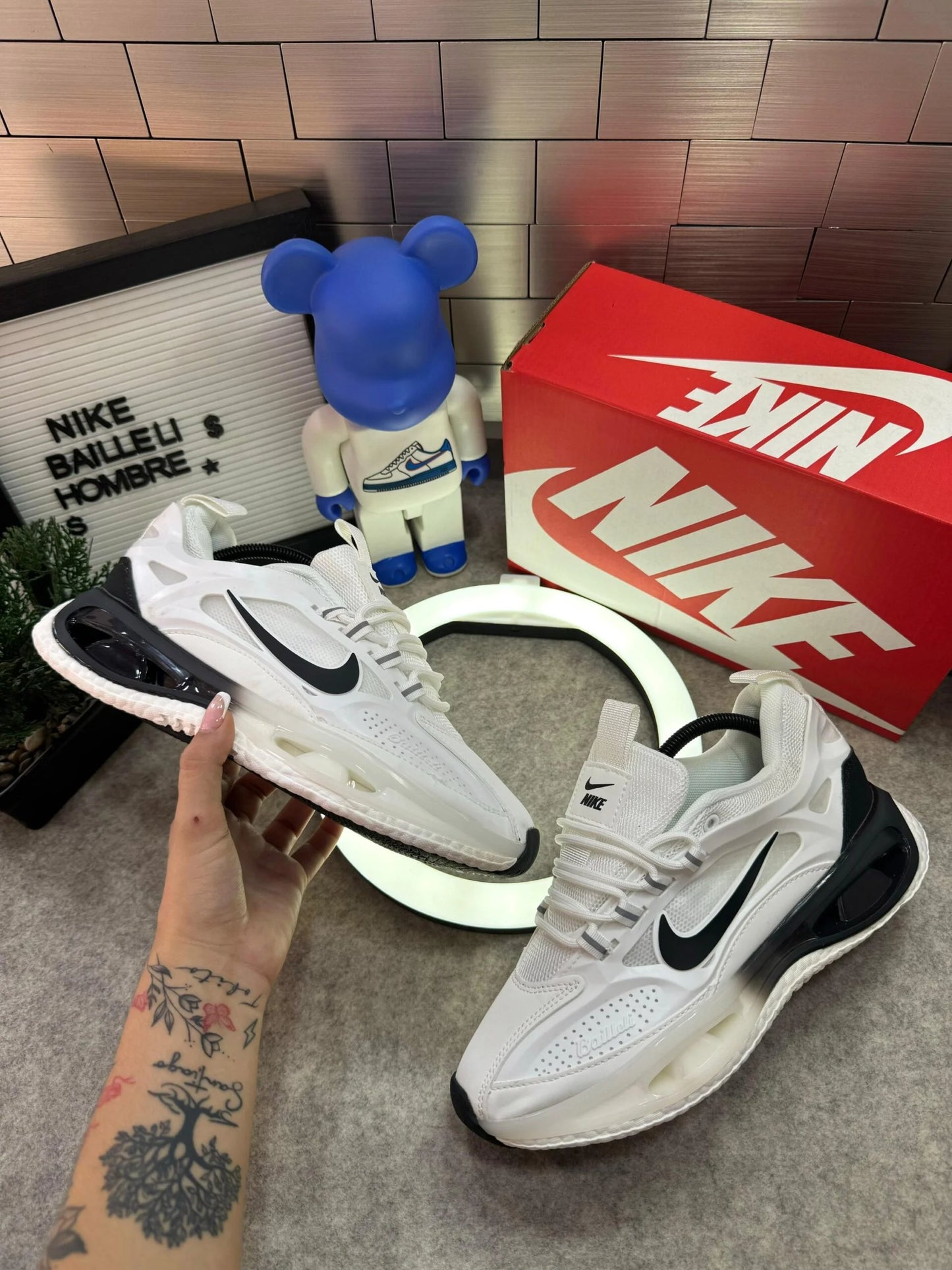 🔥NIKE BAILLELI - BLANCO - MUJER