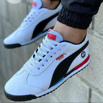 🔥PUMA ROMA - BMW BLANCO / AZUL V2 - HOMBRE