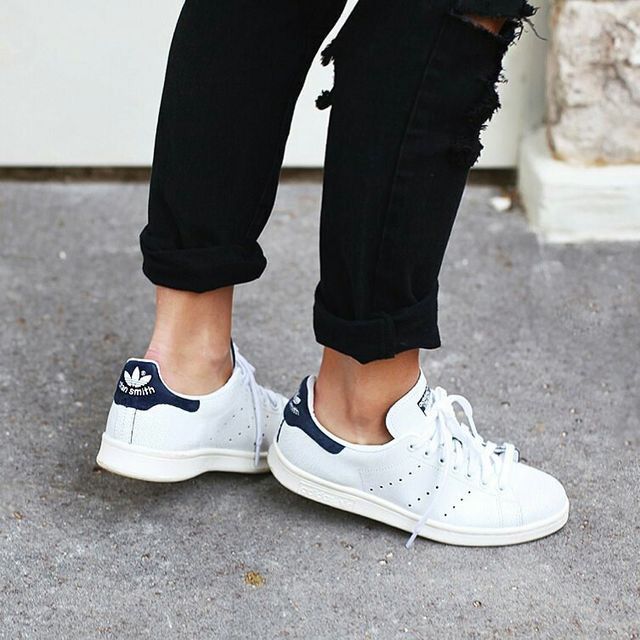 🔥STAN SMITH BY ORIGINALS - TALON AZUL - MUJER