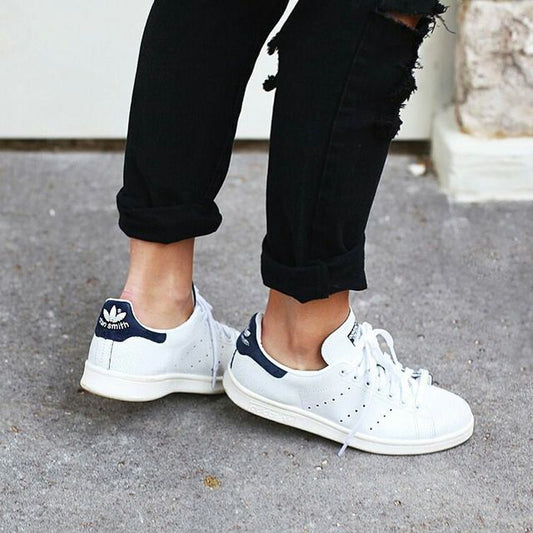 🔥STAN SMITH BY ORIGINALS - TALON AZUL - MUJER
