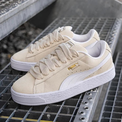 🔥PUMA SUEDE XL- CREAM- MUJER