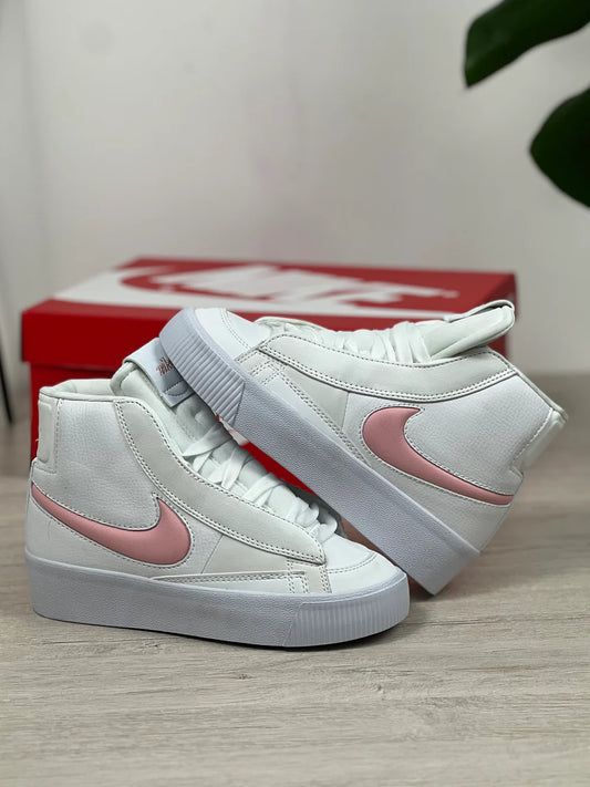 🔥NIKE BLAZER 2.0 - MID WHITE V3 - MUJER