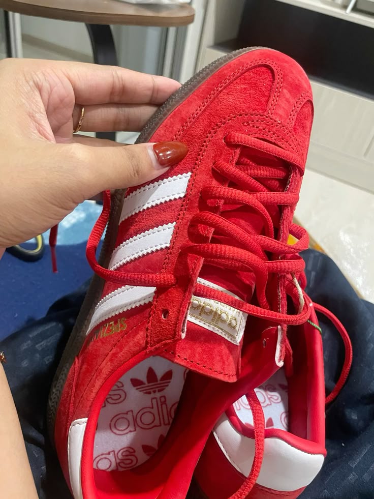 🔥ADIDAS SPEZIAL - ROJO -  MUJER