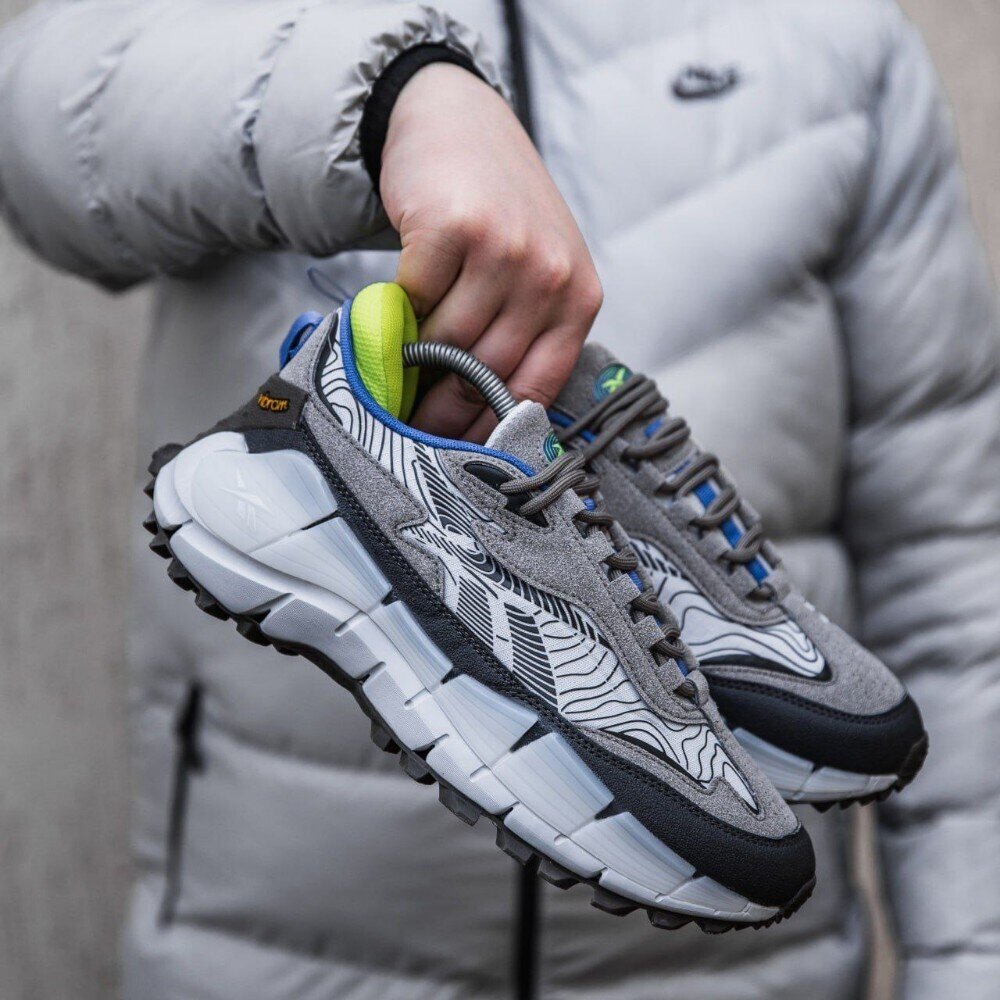 🔥REEBOK ZIG KINETICA 2.5  - GRIS NEON - HOMBRE