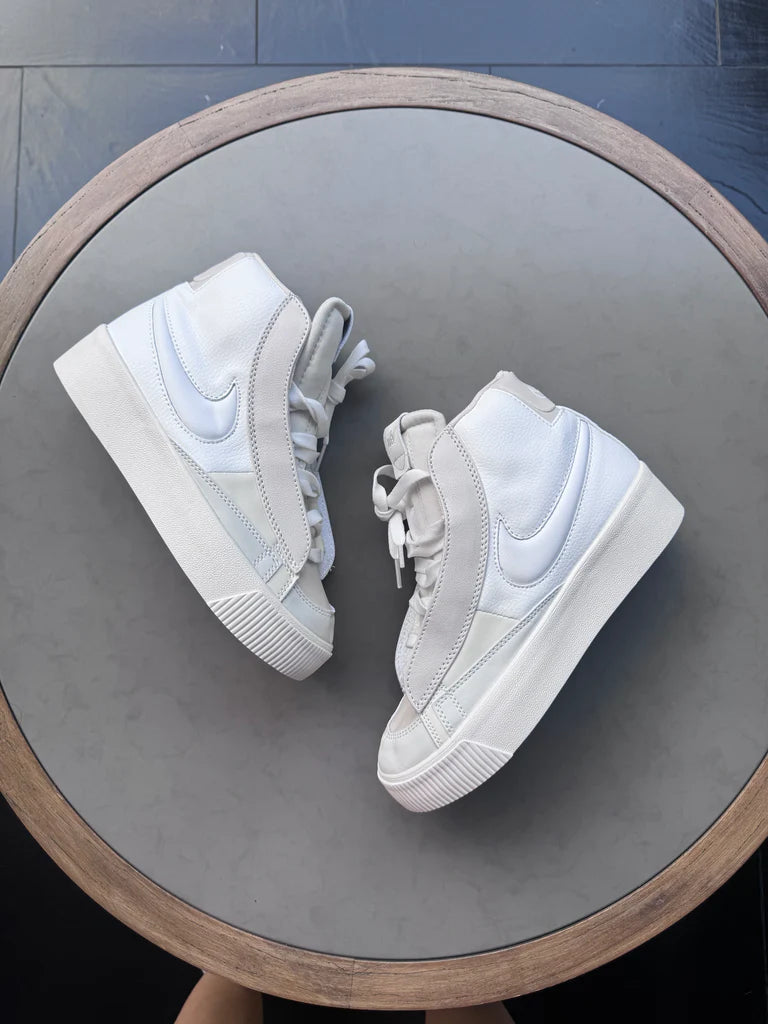 🔥NIKE BLAZER 2.0 - MID WHITE - MUJER