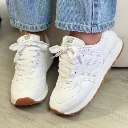 🔥New Balance 574 - Blanco - Mujer