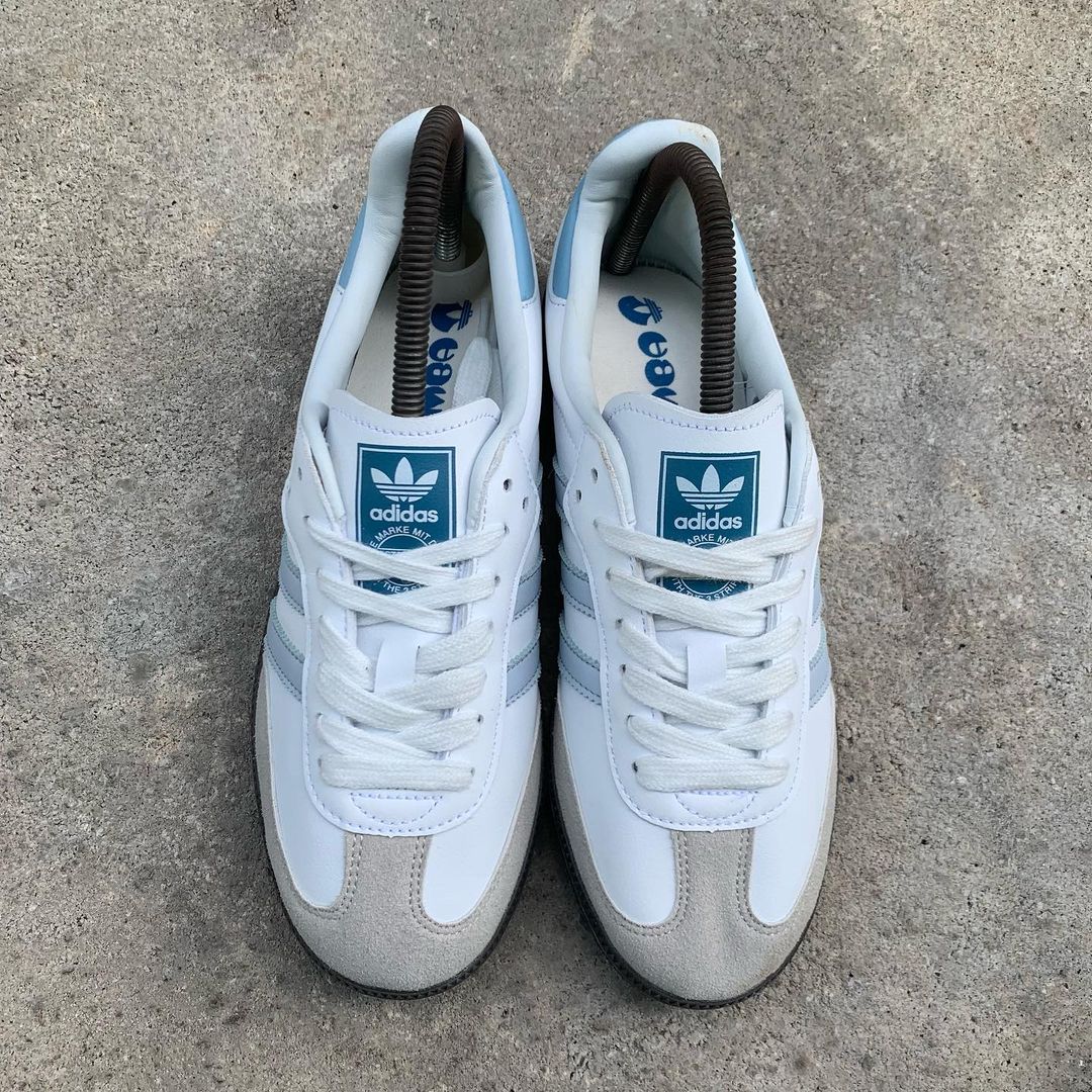🔥ADIDAS SAMBA - SKY BLUE -  MUJER