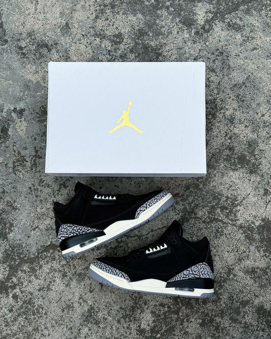 🔥NIKE JORDAN RETRO 3 - OFF NOIR - HOMBRE