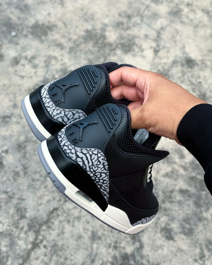 🔥NIKE JORDAN RETRO 3 - OFF NOIR - HOMBRE