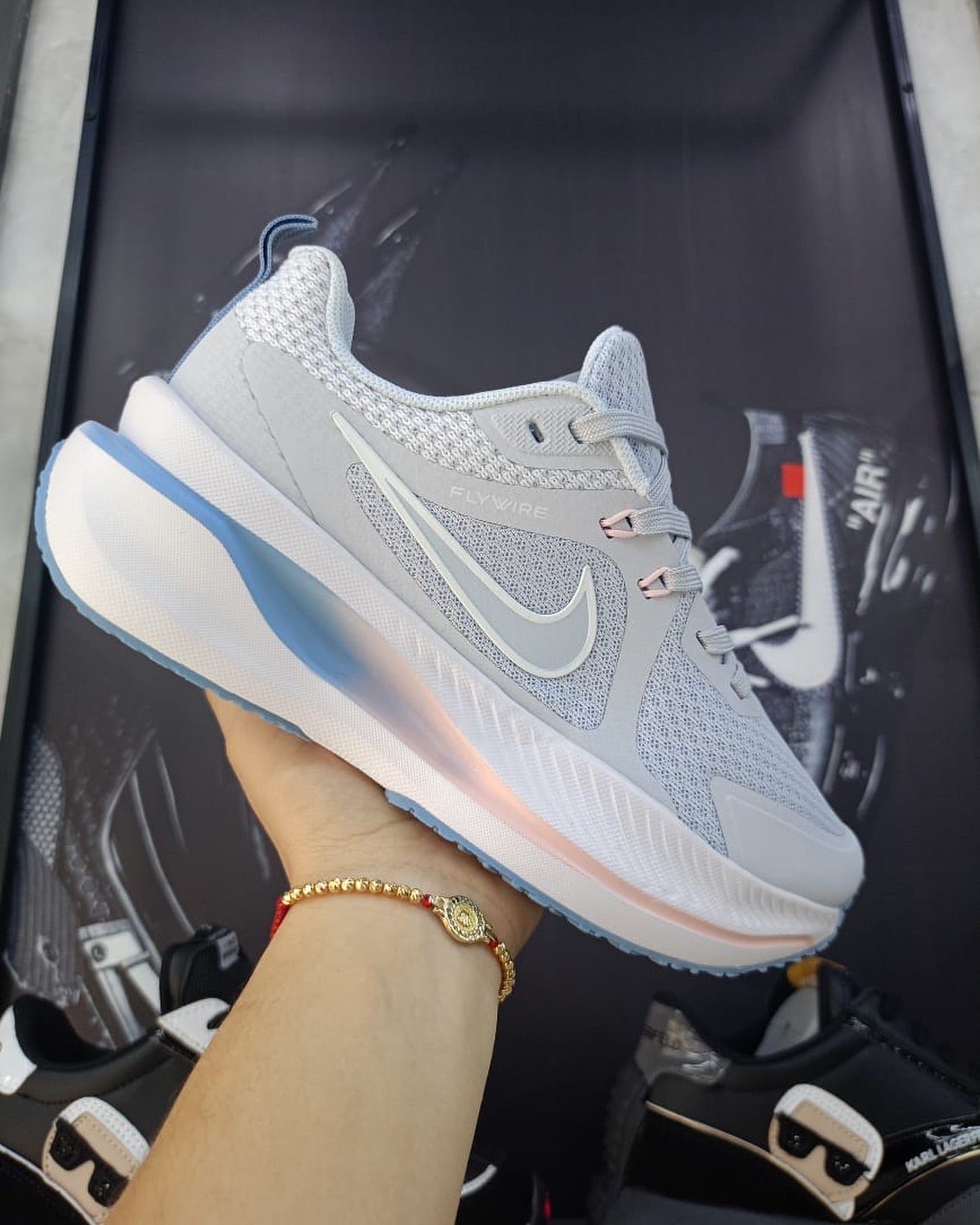 🔥NIKE FLYWIRE - GRIS - MUJER