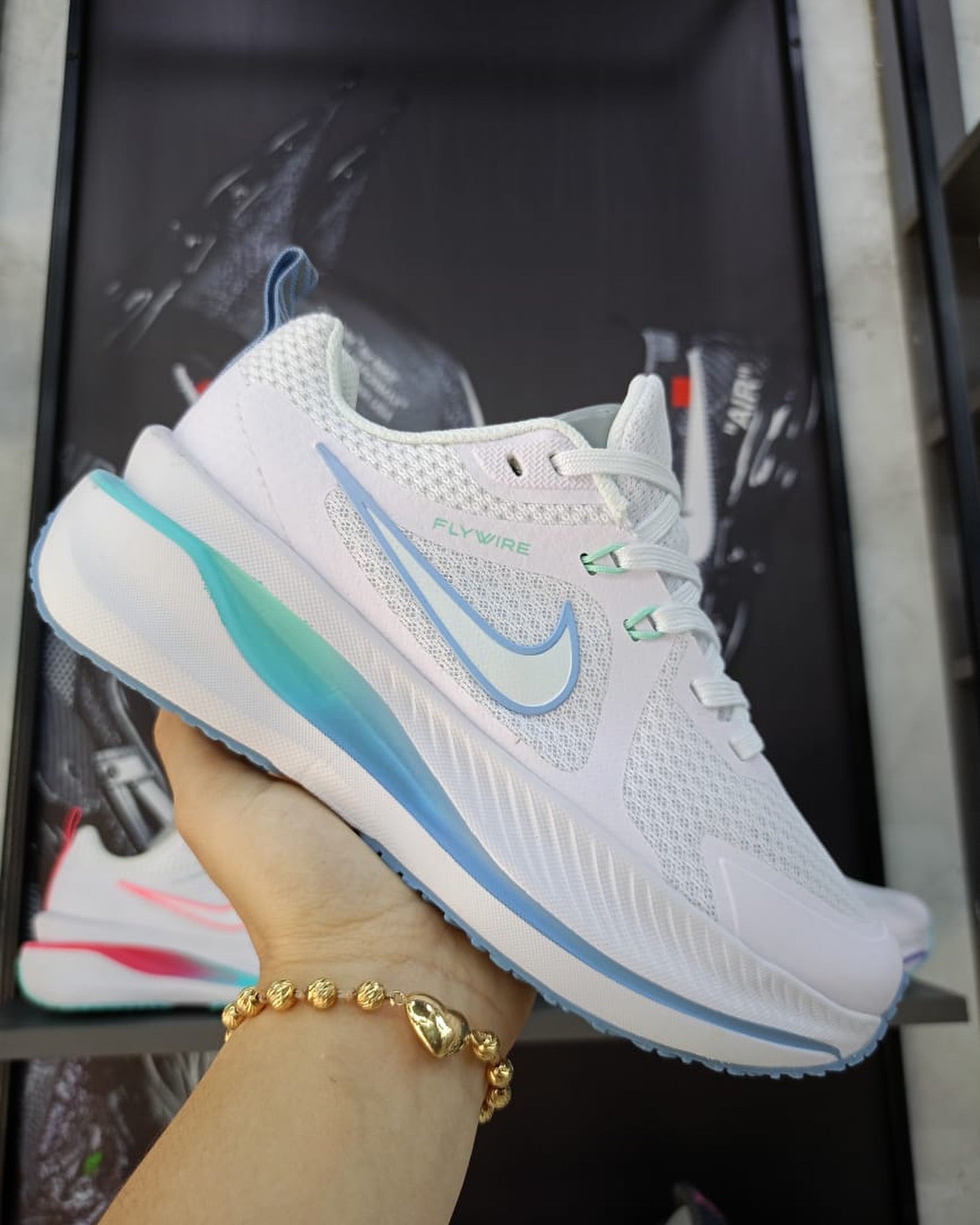 🔥NIKE FLYWIRE - BLANCO - MUJER