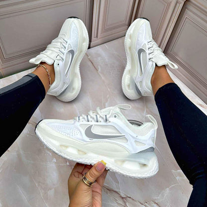 🔥NIKE BAILLELI  - BLANCO / GRIS  - MUJER