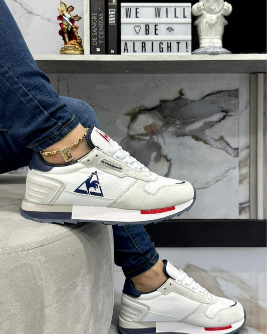 🔥LECOQ RETRO RUNNER - BLANCO - HOMBRE