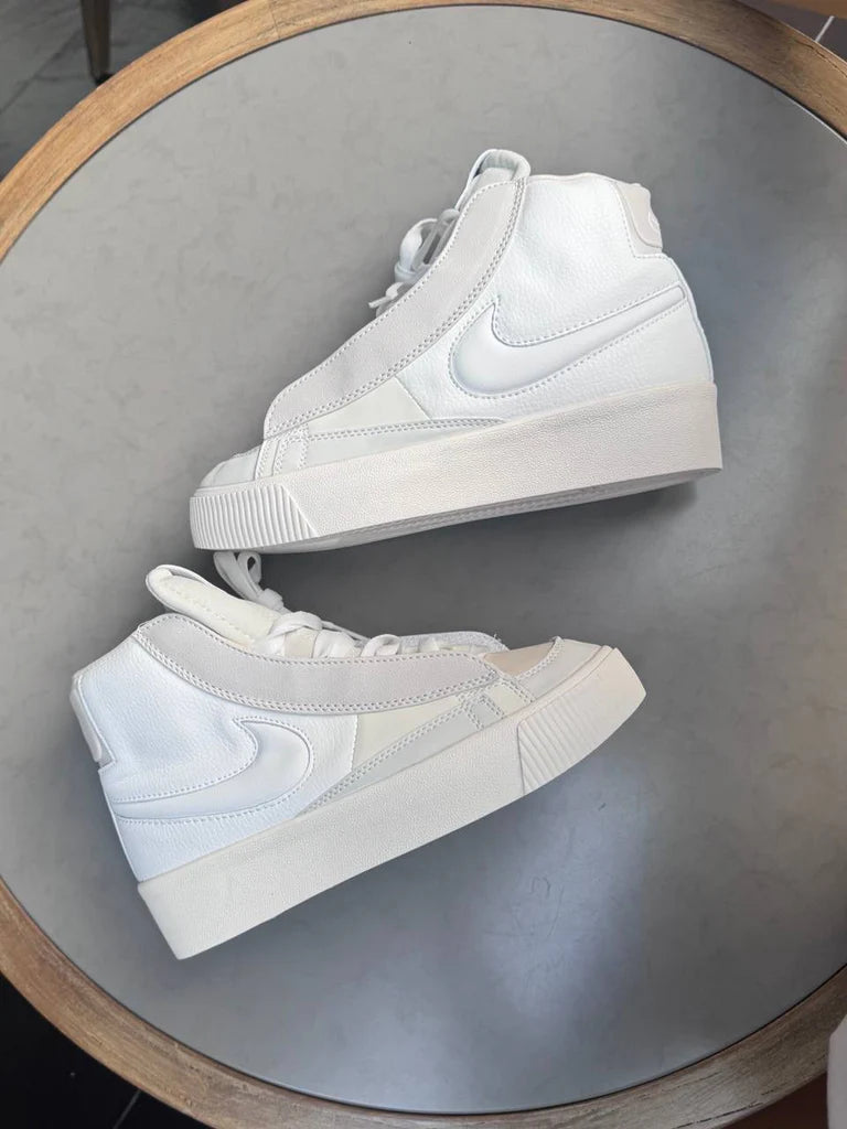 🔥NIKE BLAZER 2.0 - MID WHITE - MUJER