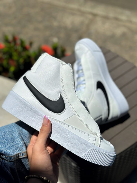 🔥NIKE BLAZER 2.0 - MID WHITE V2 - MUJER