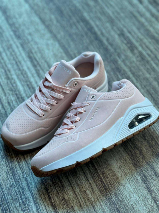🔥SKECHERS ONE STAND - ROSADO - MUJER