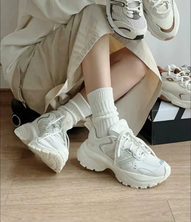 🔥ADIDAS FASHION RUNNER - CREAM - MUJER