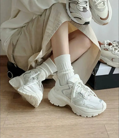 🔥ADIDAS FASHION RUNNER - CREAM - MUJER