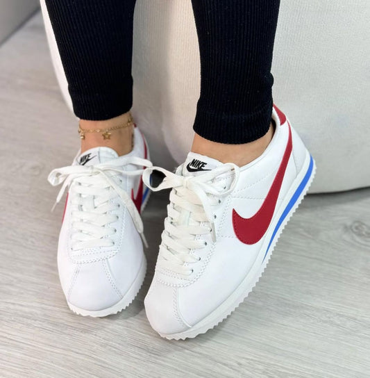 🔥NIKE CORTEZ - BLANCO - MUJER