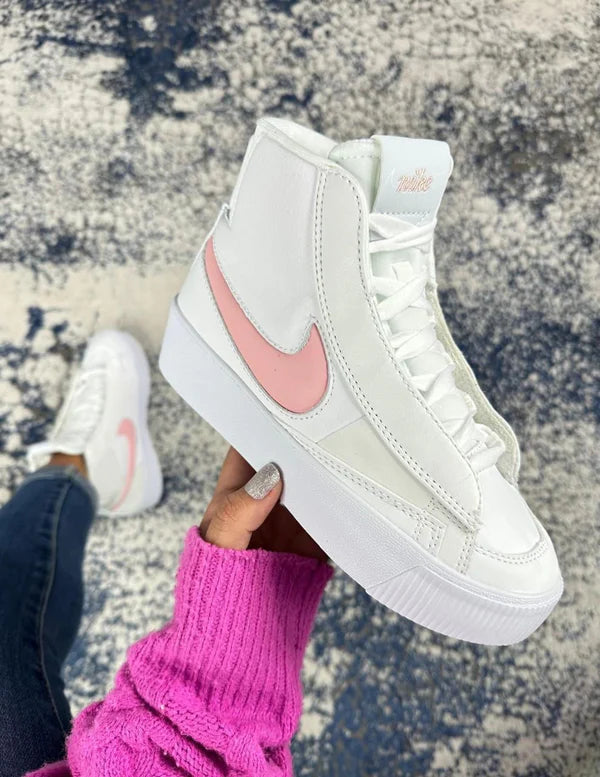 🔥NIKE BLAZER 2.0 - MID WHITE V3 - MUJER