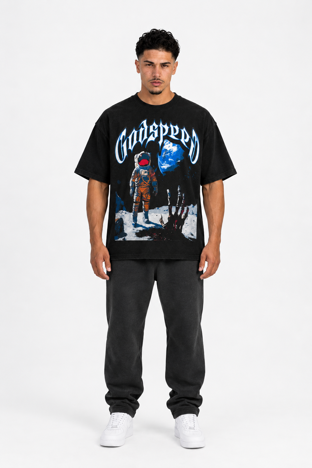 CAMISETA OVERSIZE HOMBRE GDSPD LAST FRONTIER 1.1 N