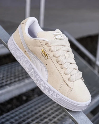 🔥PUMA SUEDE XL- CREAM- MUJER