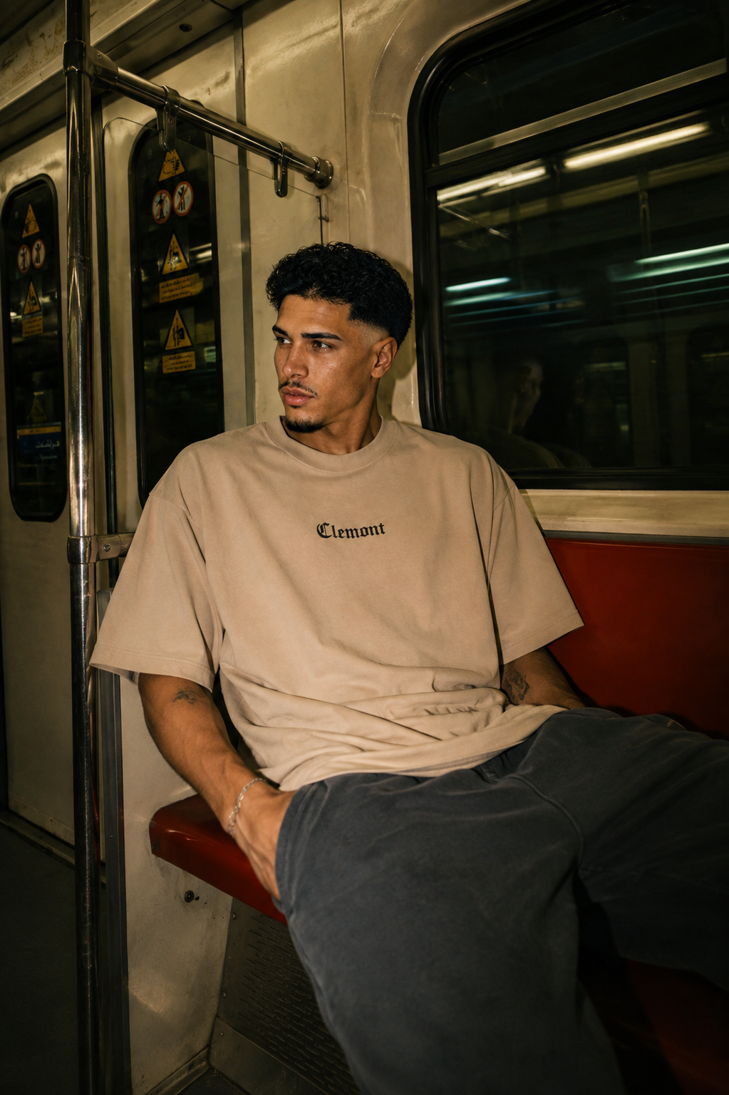 CAMISETA OVERSIZE HOMBRE CLMTN ARCHER OF HEARTS 1.1