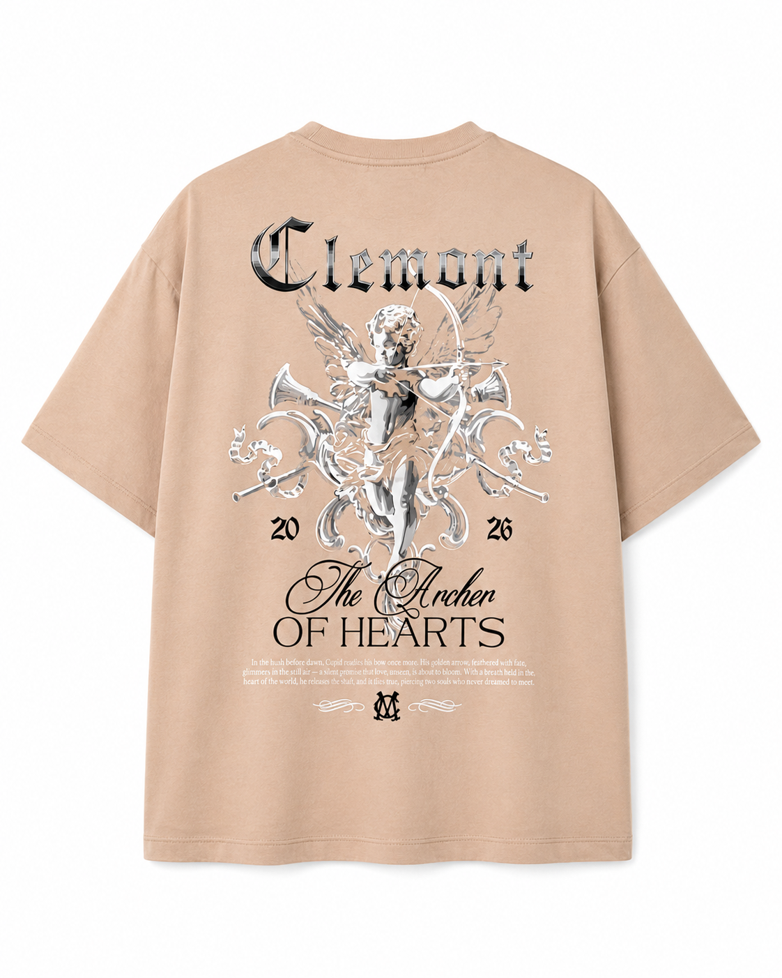 CAMISETA OVERSIZE HOMBRE CLMTN ARCHER OF HEARTS 1.1