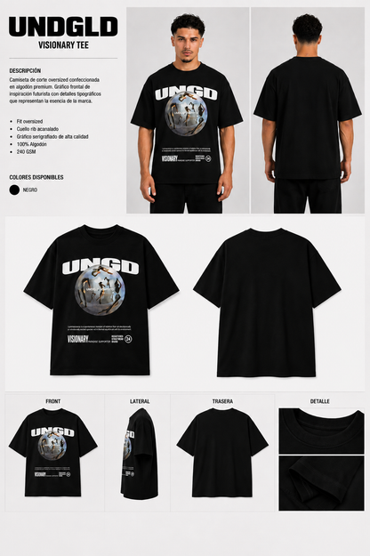 CAMISETA OVERSIZE HOMBRE UNDRGLD ORBIT 1.1