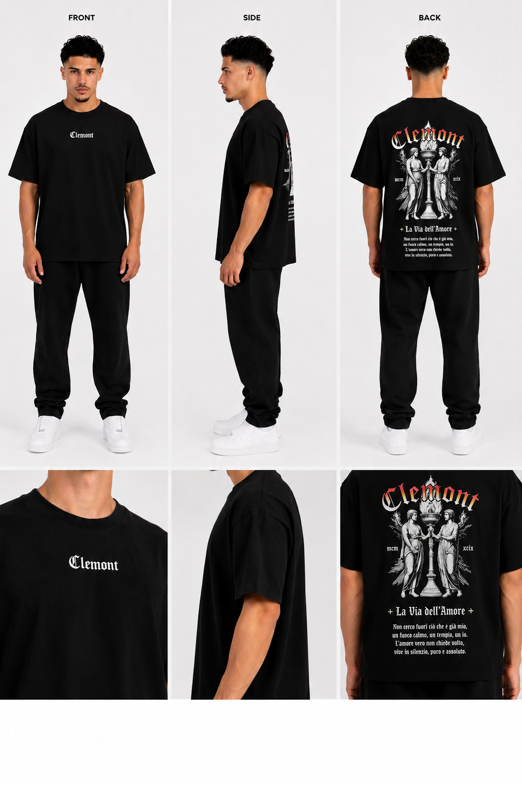 CAMISETA OVERSIZE HOMBRE CLMTN DELL'AMORE 1.1
