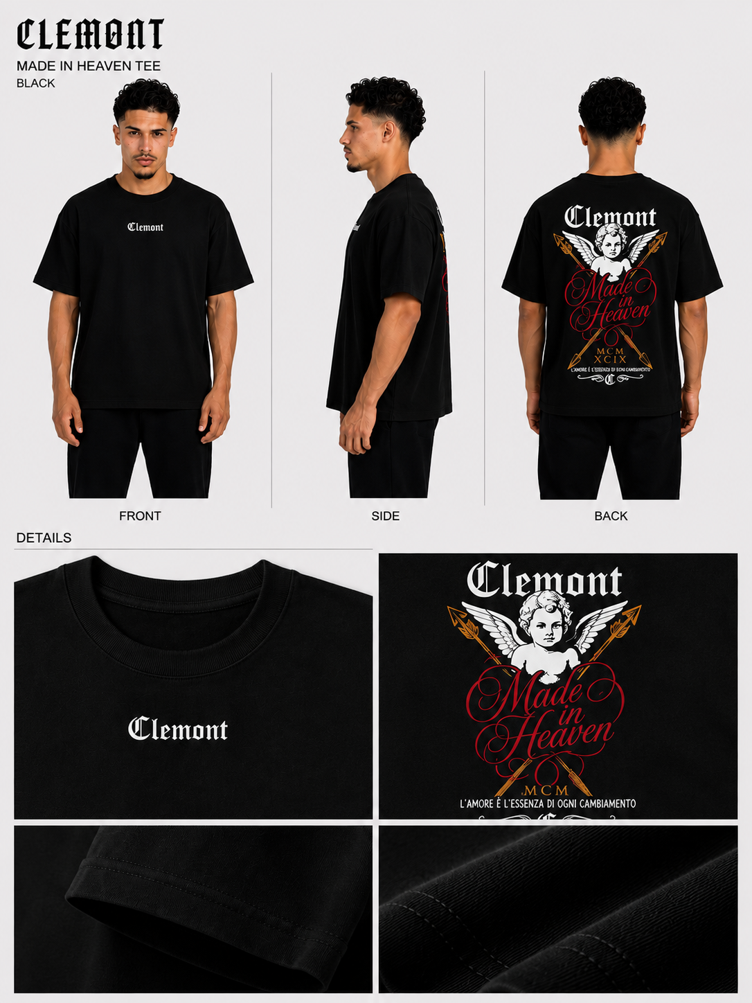 CAMISETA OVERSIZE HOMBRE CLMTN MDINHEAVEN 1.1
