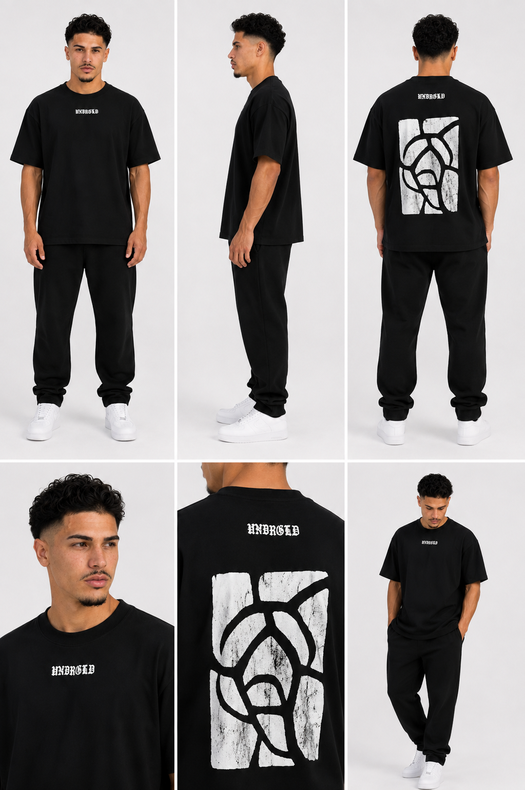 CAMISETA OVERSIZE HOMBRE UNDRGLD FRAGMENT 1.1