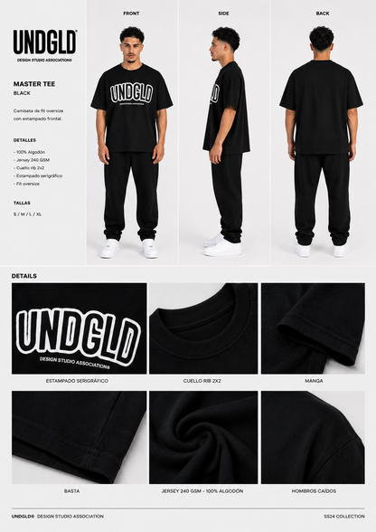 CAMISETA OVERSIZE HOMBRE UNDRGLD DS 1.1 NG