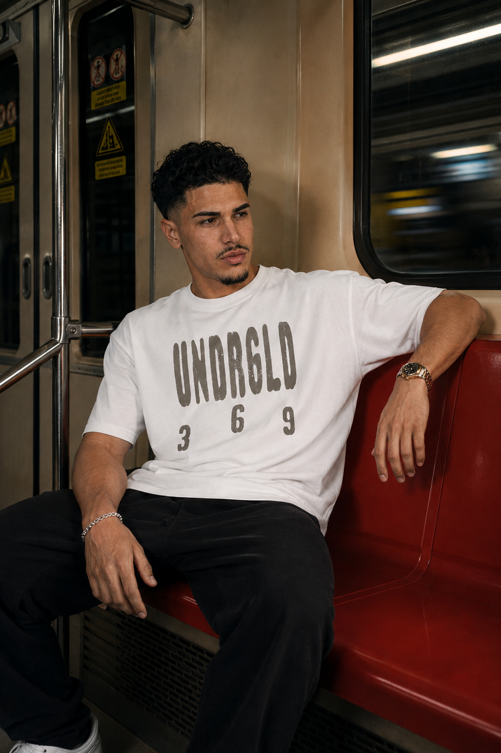 CAMISETA OVERSIZE HOMBRE UNDRGLD 369 1.1 BL